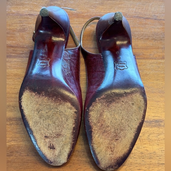 Ruby sling back peep toe pumps - Picture 5 of 7